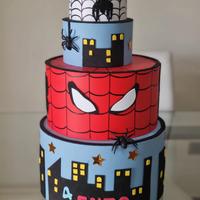 Torta compleanno tema Spiderman