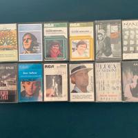 12 Musicassette cantanti italiani