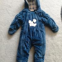 TUTA PRENATAL IMBOTTITA IN VELLUTO DA BAMBINO