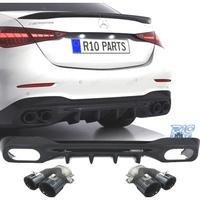 DIFFUSORE MERCEDES W206 AMG 21- LOOK C43 TERMINALI