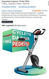 Cyclette pieghevole da camera