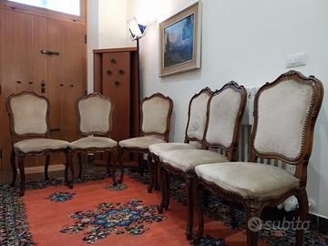 Sedie stile Luigi XV