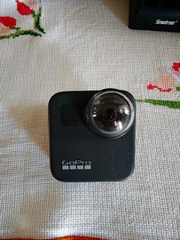 go pro max 360 nuova più micro sd e accessori