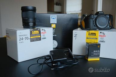 Nikon Z7 Kit Nital body + Z 24-70mm f/4 S - meno d