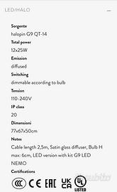 Lampadario di Design marca NEMO LIGHTING