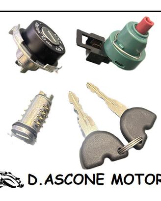 Kit Serrature accensione Piaggio 3 pezzi