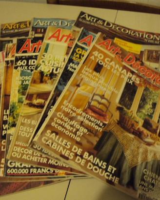 Riviste "Art & Decoration" dal 1976 al 1992