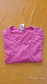 Maglia rosa sportiva Quechua da donna
