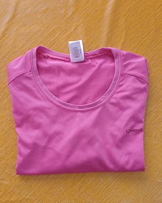 Maglia rosa sportiva Quechua da donna