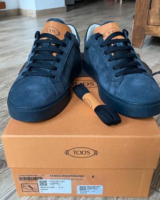 Sneakers Tod’s pelle scamosciata blu