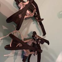 Pedali con gabbiette e cinghiette