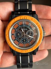 Orologio Breil nero e arancione