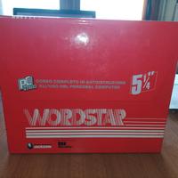 Retro Pc Corso Wordstar dischi 5.25 Jackson