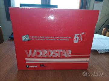 Retro Pc Corso Wordstar dischi 5.25 Jackson