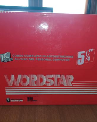 Retro Pc Corso Wordstar dischi 5.25 Jackson