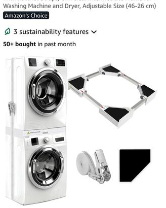 Kit di impilamento per Lavatrice e Asciugatrice