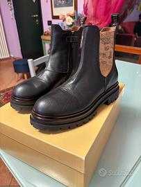 SCARPONCINI DONNA MARCA 1^ CLASSE IN PELLE NERA