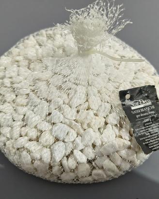 Sassi bianchi decorazione 1kg 1000g