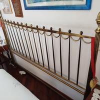 cornice letto in ottone