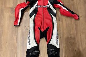 TUTA IN PELLE BOVINA TG 52