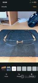 Occhiali Rimless Pantera Oro - Montatura Frameless