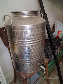 contenitore olio acciaio inox 25 Lt