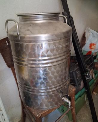 contenitore olio acciaio inox 25 Lt
