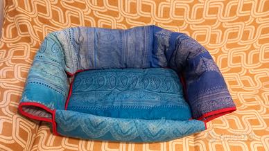 Ampia morbida per cane o gatto, con 2 cusci