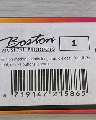 BOSTON – 75-CLR – Meccaniche per chitarra acustica