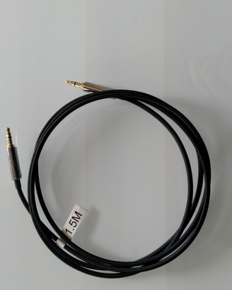 Gritin Cavo Aux, Cavo Jack in Nylon 1.5m 3,5mm