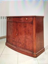 Credenza a due ante in radica di frassino olivato