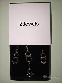 completo bracciale e orecchini donna 2Jewels 