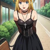 Vestito COMPLETO cosplayer DEATH NOTE Misa Amane