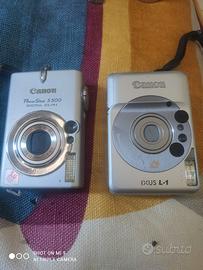 Due fotocamere Canon ixus l-1 e digital elph