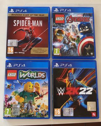 🎮GIOCHI PS4 – LOTTO COMPLETO O SINGOLARMENTE