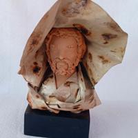 Sculture terracotta e cartapesta con certificato 