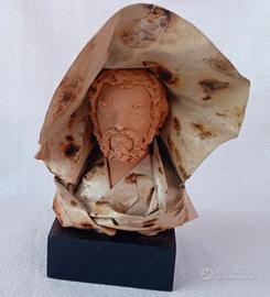 Sculture terracotta e cartapesta con certificato 