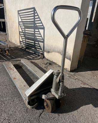 Transpallet acciaio inox