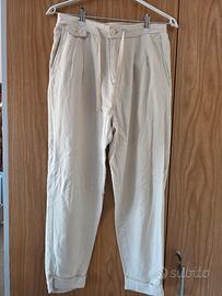 pantalone misto lino.