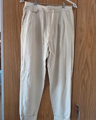 pantalone misto lino.