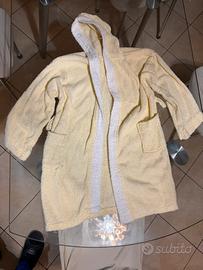 Accappatoio per bambino o bambina giallo