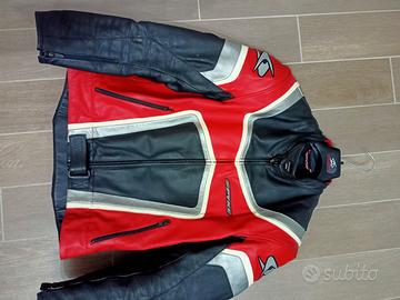 Giacca e pantalone pelle Moto Spyke