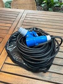 Prolunga CEE cavo 20 m per camper e campeggio