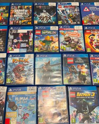 blocco da 24 giochi playstation 4 