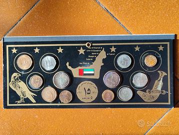 Set monete commemorative Emirati Arabi Uniti UAE