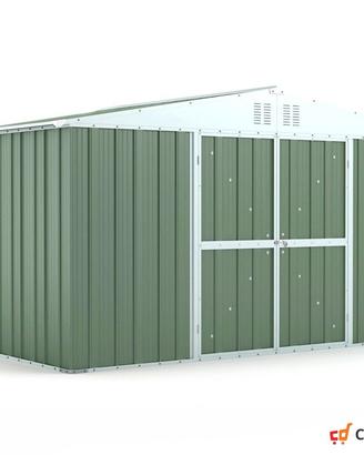 Box lamiera deposito Acciaio 403x269cm verde