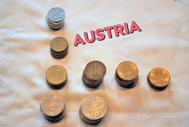 Monete Austria Scellino dal 1952 al 1998