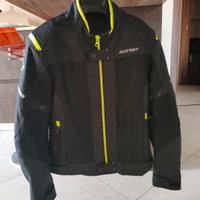 Giacca Moto Acerbis uomo nero/giallo fluo