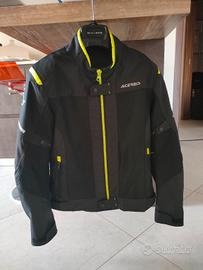 Giacca Moto Acerbis uomo nero/giallo fluo