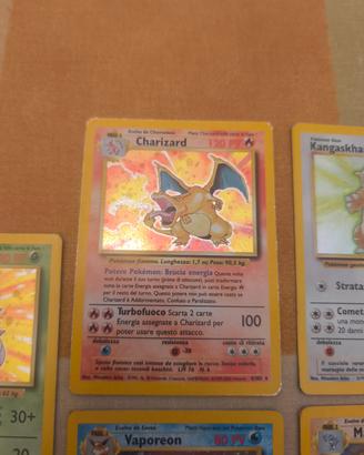 lotto carte Pokemon olografiche 